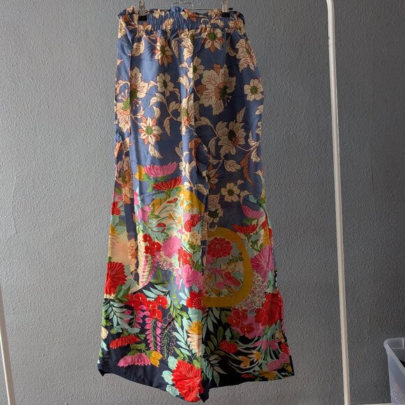 Anthropologie Pants - NWT Anthropologie Paper Bag Tropical Print Pants Sz Small